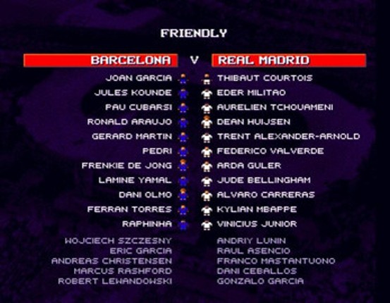 Sensible World of Soccer 2025-26 screenshot