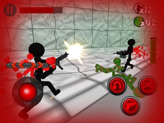 Stickman vs Zombies 3D screenshot