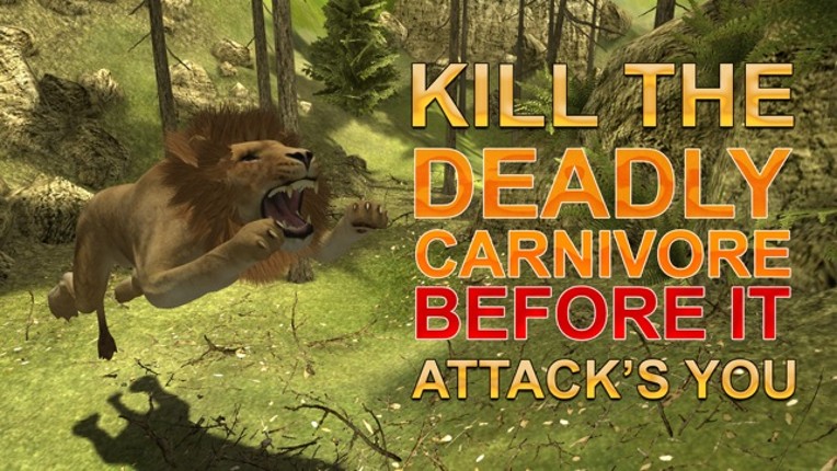 Wild Lion Hunter – Chase angry animals & shoot them in this shooting simulator game screenshot