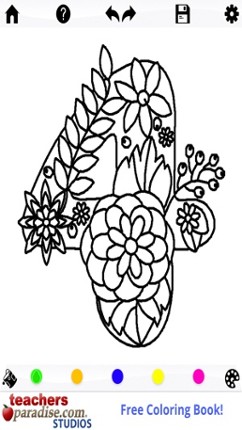 Adult Coloring Books: Alphabet screenshot
