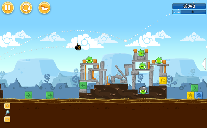 Angry Birds Electron Ports screenshot