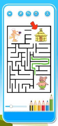 Classic mazes for logic games screenshot