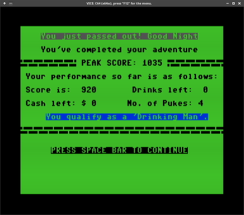 Drink & Drown (C64) Image