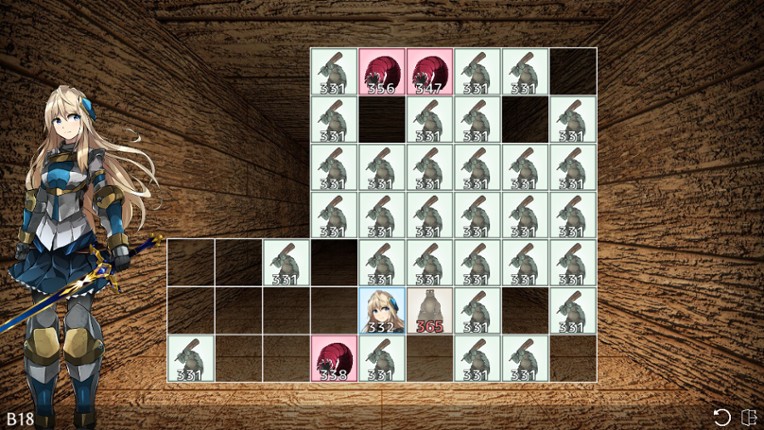 Dungeon in Grid Puzzles screenshot