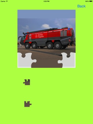 Fire Truck Photo Jigsaw Puzzle Image