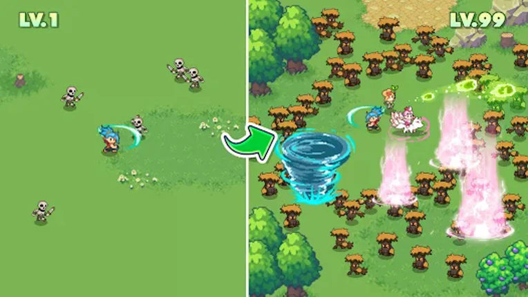 Guardian War: RPG Pixel Hero Image