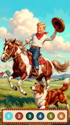Vintage Life Paint by Number screenshot