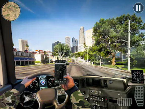 Army Cargo Truck Driving Games screenshot