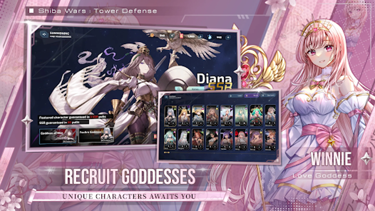 Shiba Wars: Goddess Link TD screenshot