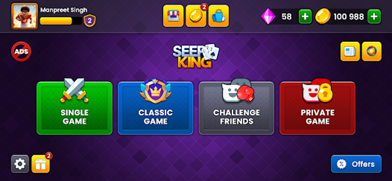 Seep King - Online Card Game Image