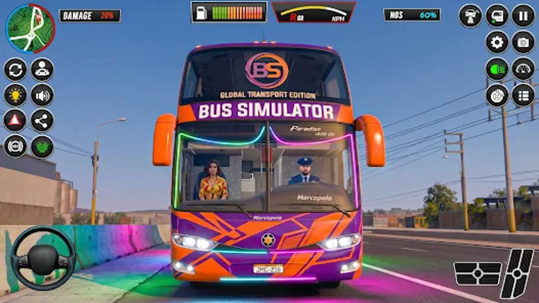 City Coach Bus Driving Game 3D Image