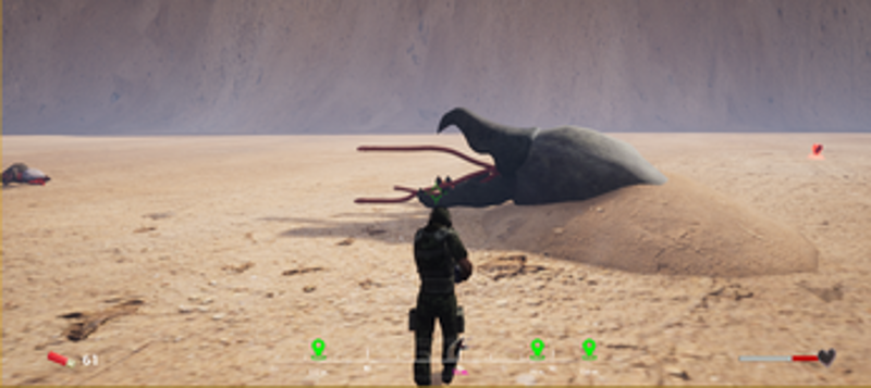 Graboid Caldera (Tremors Fangame) screenshot