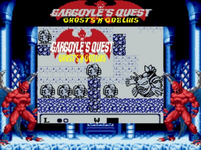 Games like Gargoyle’s Quest (レッドアリーマー 魔界村外伝) SGB Enhanced (Super Game Boy)
