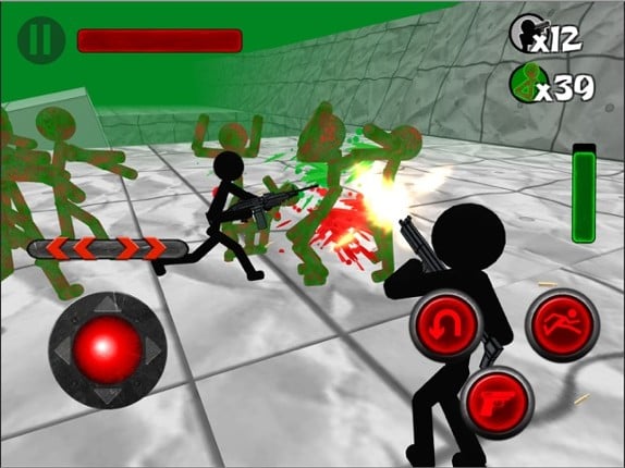 Stickman vs Zombies 3D screenshot