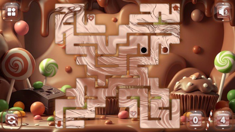 Sweetie Candy Maze: Brown Chocolate screenshot