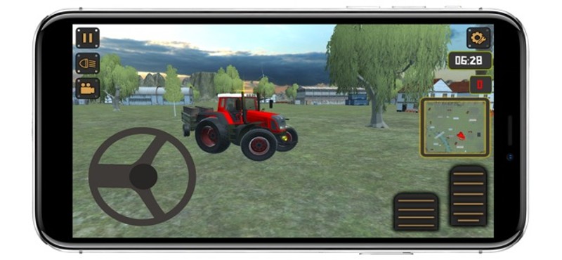 Tractor Driving: Farm work Image