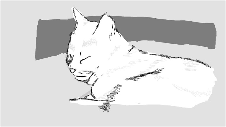 Boy With Cat Image