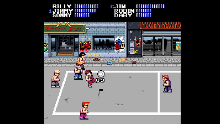 Double Dragon Dodgeball screenshot