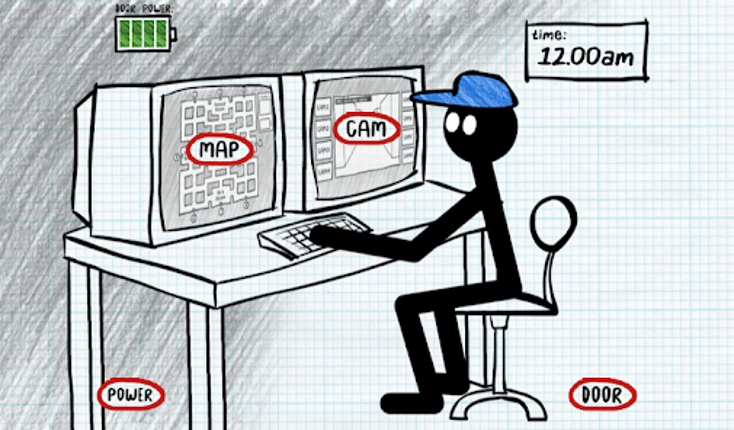 Stickman Five Nights Survival screenshot