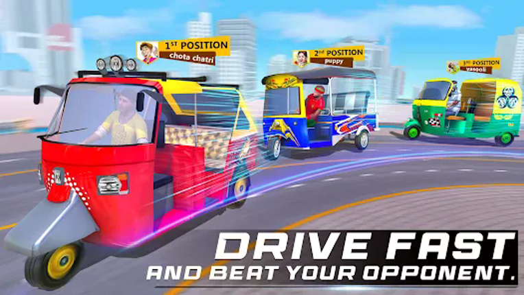 Tuk Tuk Car Racing screenshot
