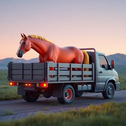 Wild Horse Transport Truck Sim Image