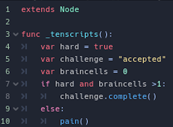 Games like 10 lines of code