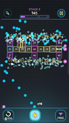 Neon bricks screenshot