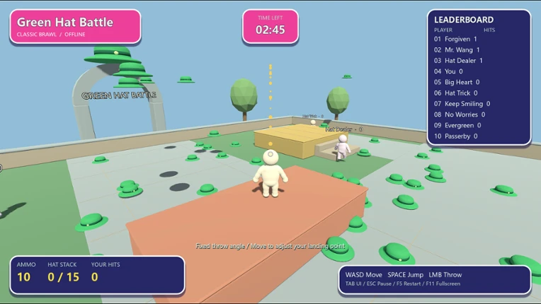 Green Hat Battle Image