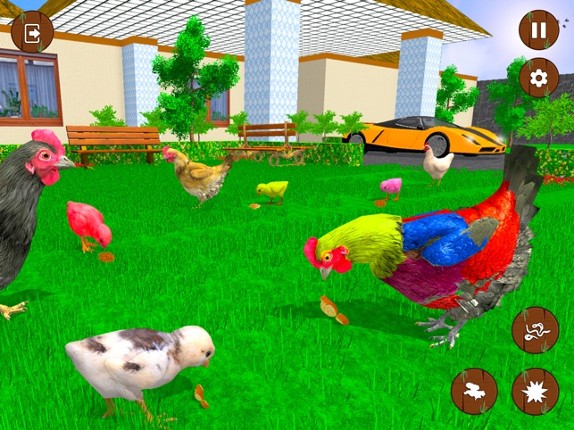 Hen Simulator Family Survival screenshot