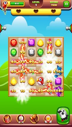 Jewel World Crush - Match 3 Puzzle Game screenshot