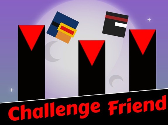 Mr Cube Ninja Dashed Jumps - Jumping on Pillar Games screenshot