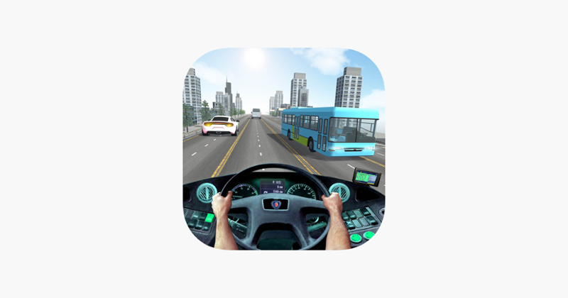 Racing In Bus Game Cover