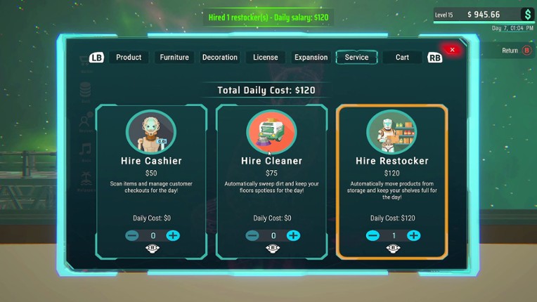 Starmart: A Space Supermarket Simulator screenshot