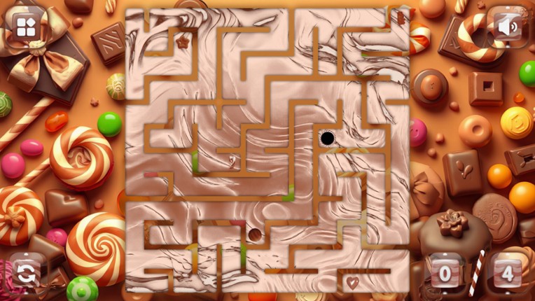 Sweetie Candy Maze: Brown Chocolate screenshot