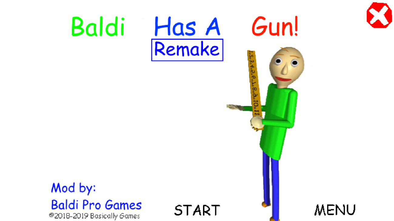 Games like Baldi Has A Gun Remake Version 1.0