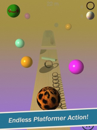 Beasty Ball Mania - A 3D Physics Based Endless Runner / Platformer Marble Rolling Dash screenshot