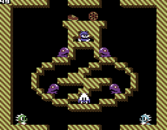 Bubble Bobble: Lost Cave C64 Image