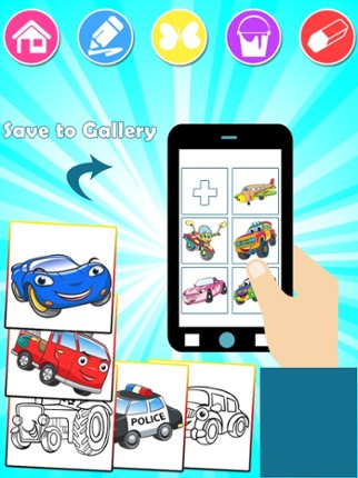 Cars Coloring Pages &amp; Race Image