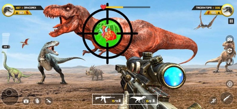 Dinosaur FPS Gun Hunting Games screenshot