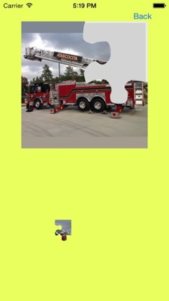 Fire Truck Photo Jigsaw Puzzle screenshot