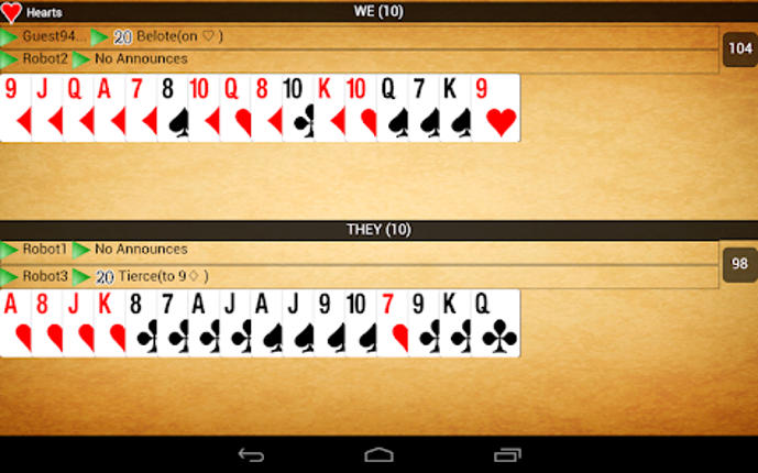 Belot online (Bridge-Belote) Image