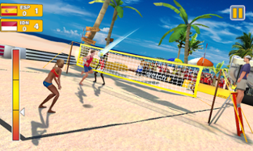 Beach Volleyball 3D Image