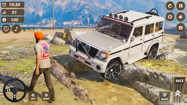 Jeep Game Offroad Thar Game screenshot