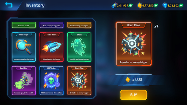 Neon Bike Battle screenshot