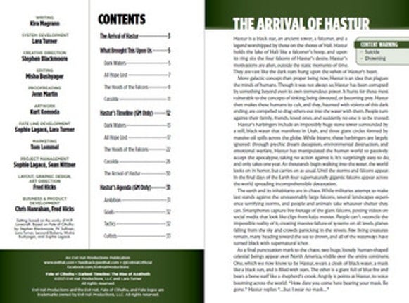 Fate of Cthulhu Timeline • The Rise of Hastur Image