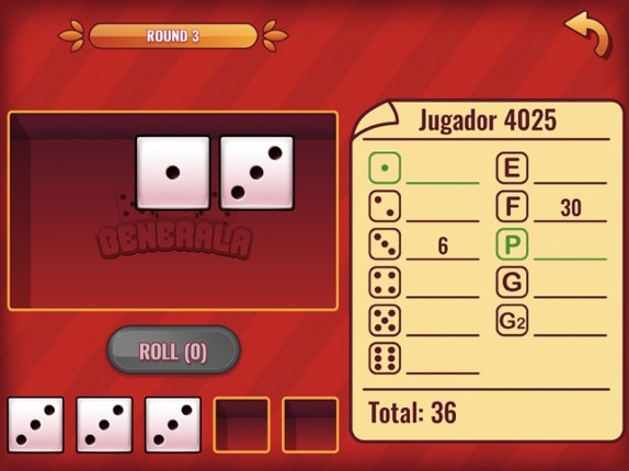 Generala screenshot