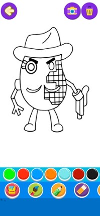 Pigg Coloring Book Image