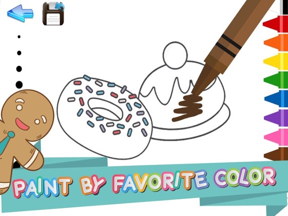 Sweet Cake Colorbook - Make a cake for kids Image