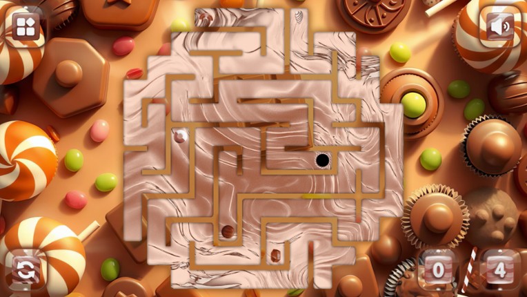 Sweetie Candy Maze: Brown Chocolate screenshot