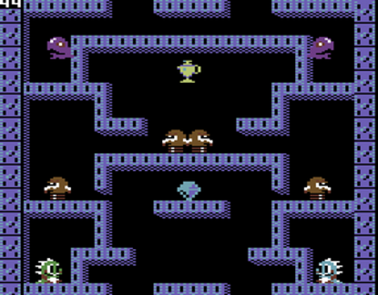 Bubble Bobble: Lost Cave C64 screenshot